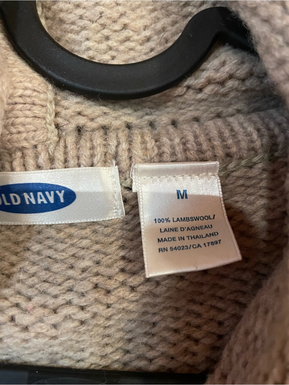 Cozy Hooded Wool Stripe Sweater — Brown & Pink - Picture 2 of 3